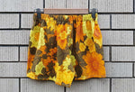 Mustard Floral Dizzy Girl Shorts