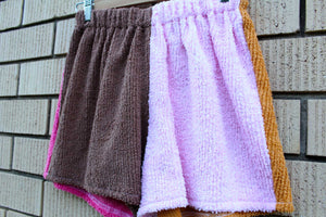 Pink Multi Terry Dizzy Girl Shorts