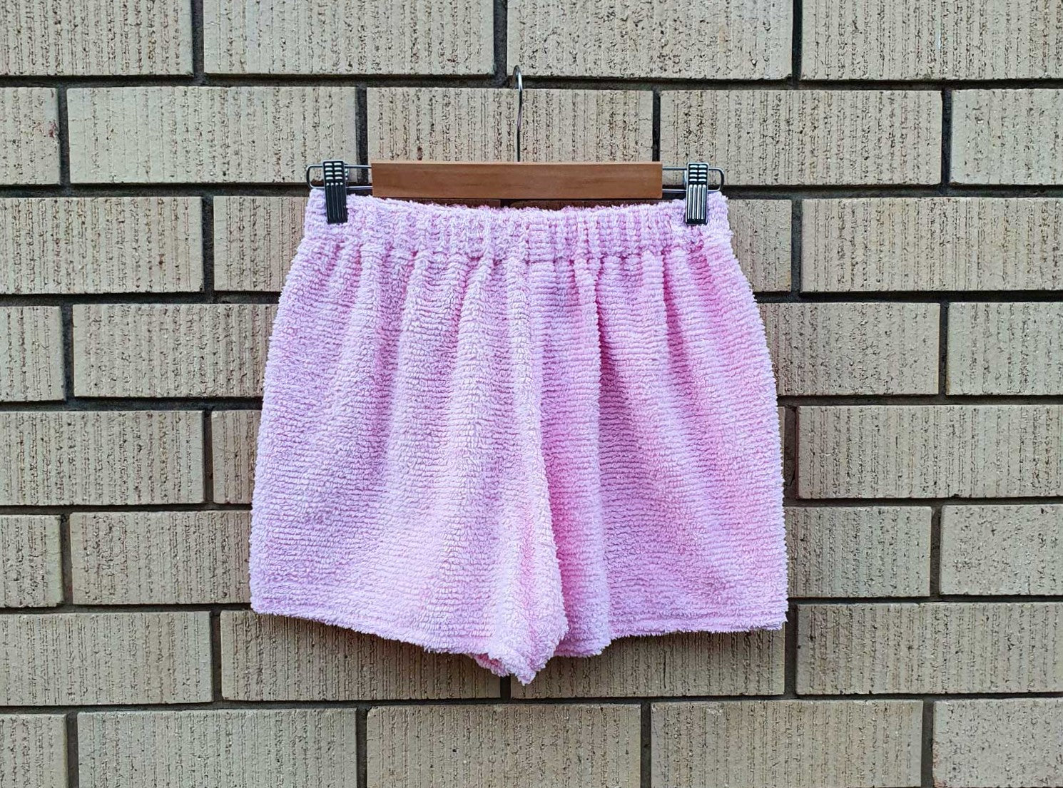 Pink Terry Dizzy Girl Shorts