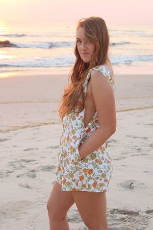 Orange Blossom Arlo Romper